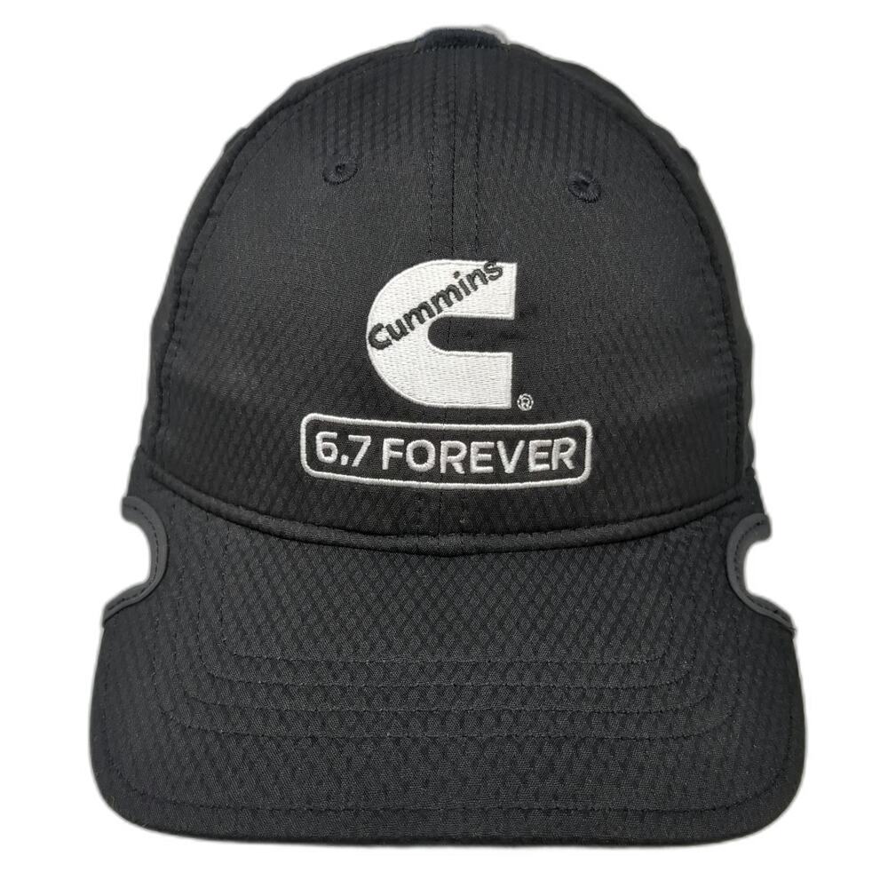 Notch Cummins 6.7 Forever Baseball Cap Black One Size Notch Brim Diesel Hat